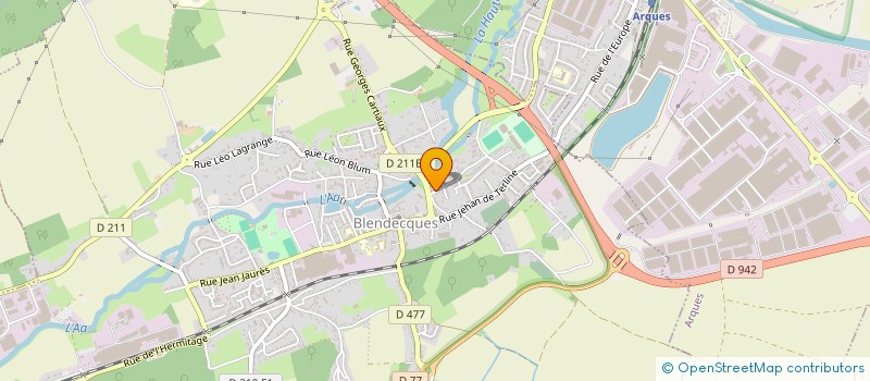 localisation de l'entreprise SCI FEJB  BLENDECQUES