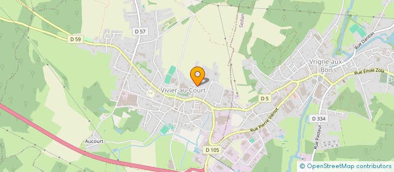 localisation de l'entreprise SCI FEJMV  VIVIER AU COURT