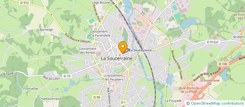 localisation de l'entreprise SCI FEL IMMO  LA SOUTERRAINE