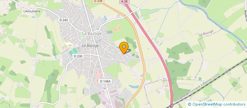 localisation de l'entreprise SCI FEL-PSE  LA BAZOGE