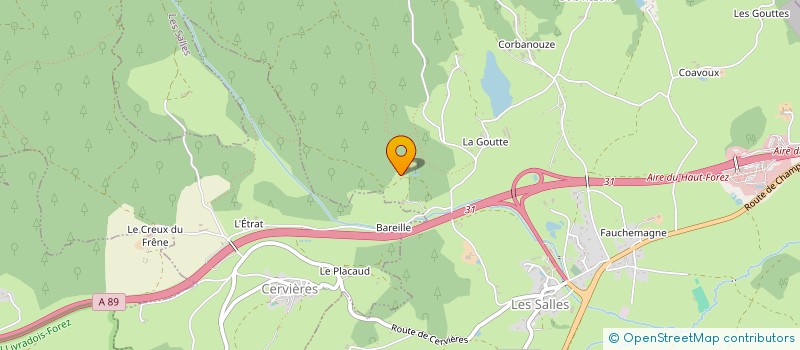 localisation de l'entreprise SCI FELCO  SAINT-JEAN-LA-VETRE