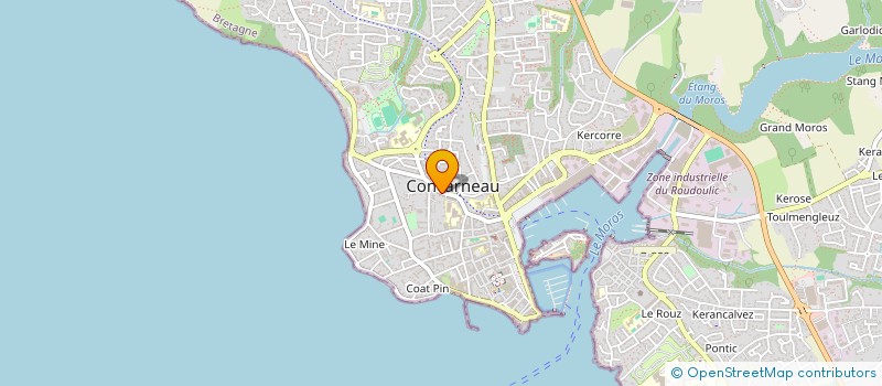 localisation de l'entreprise SCI FELD  CONCARNEAU