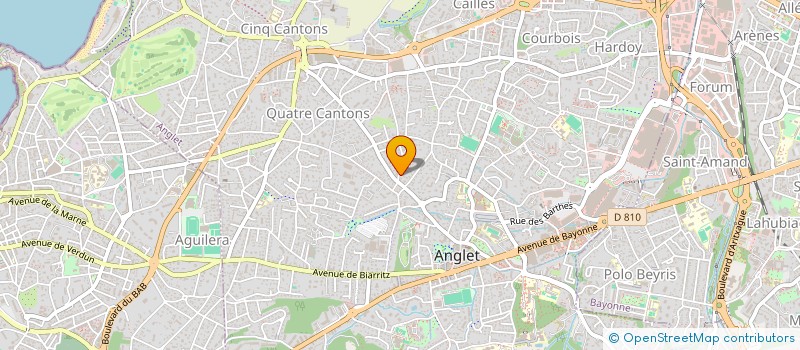 localisation de l'entreprise SCI FELDMANN  ANGLET