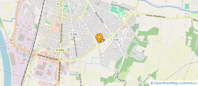 localisation de l'entreprise SCI FELE à MONTELIMAR