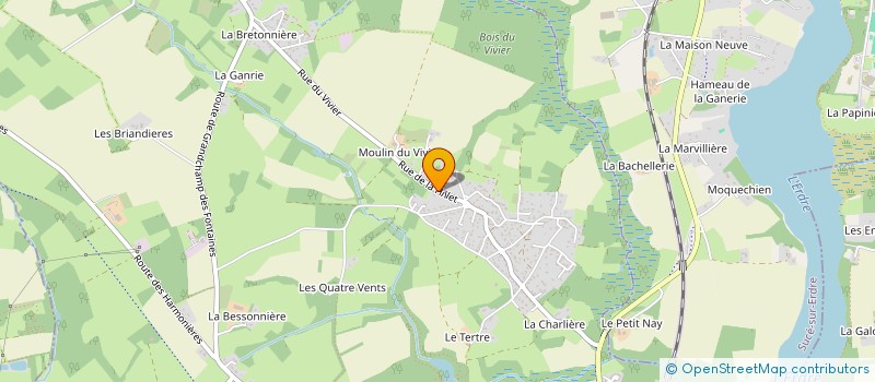 localisation de l'entreprise SCI FELEMELET  LA CHAPELLE-SUR-ERDRE