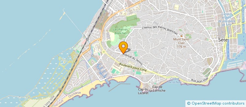 localisation de l'entreprise SCI FELIBIEN  SETE