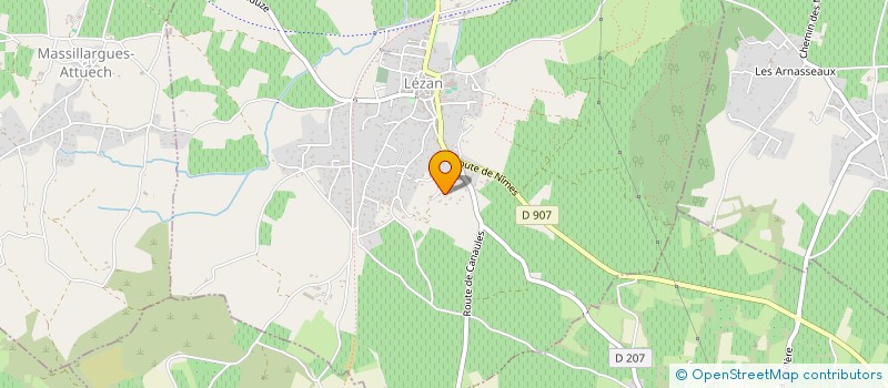 localisation de l'entreprise SCI FELICIA  LEZAN