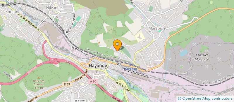 localisation de l'entreprise SCI FELICIA  HAYANGE