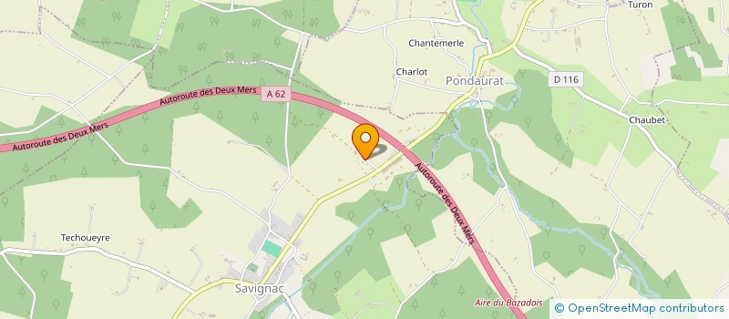 localisation de l'entreprise SCI FELICIA VW  SAVIGNAC