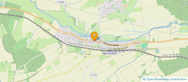 localisation de l'entreprise SCI FELICITA  OBERMODERN-ZUTZENDORF