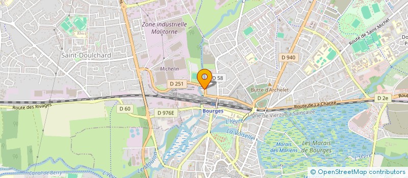 localisation de l'entreprise SCI FELICITA  BOURGES