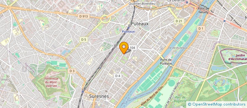 localisation de l'entreprise SCI FELICITA à SURESNES