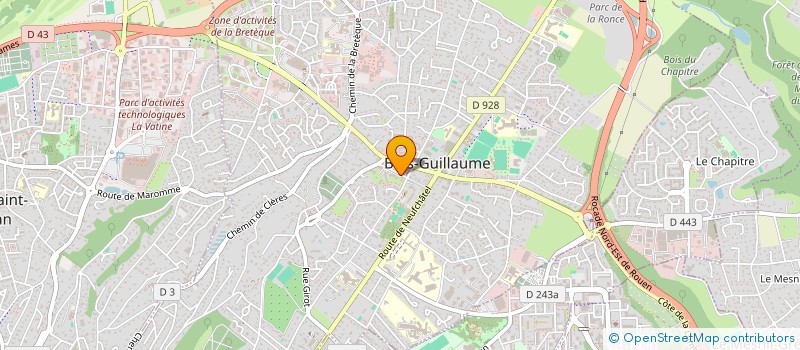 localisation de l'entreprise SCI FELICITAS à BOIS-GUILLAUME