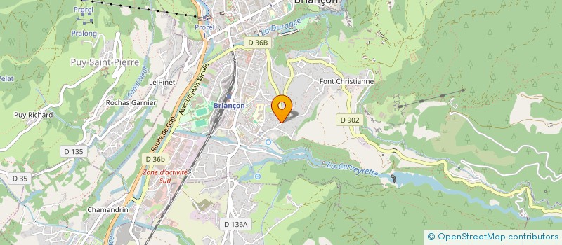 localisation de l'entreprise SCI FELICITEE  BRIANCON