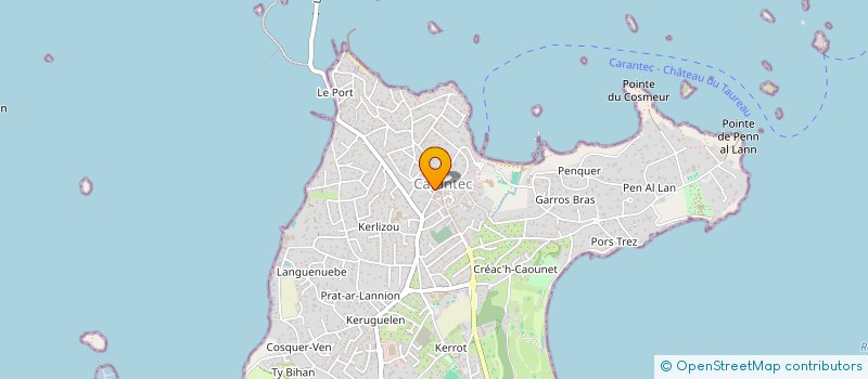 localisation de l'entreprise SCI FELIMA  CARANTEC