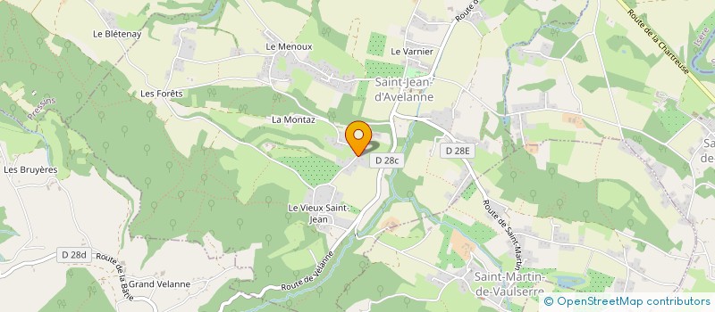 localisation de l'entreprise SCI FELIN  SAINT-JEAN-D'AVELANNE