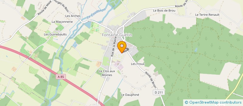 localisation de l'entreprise SCI FELINE à BRISSAC LOIRE AUBANCE