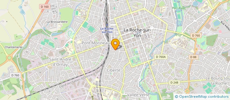 localisation de l'entreprise SCI FELINVEST  LA ROCHE-SUR-YON