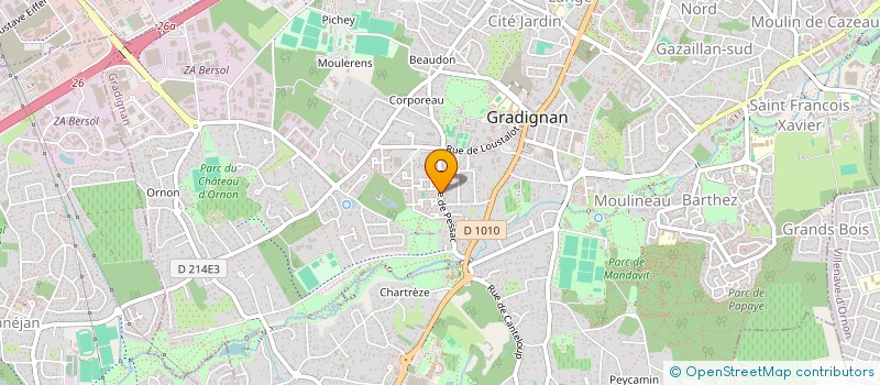 localisation de l'entreprise SCI FELIP  GRADIGNAN