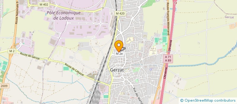 localisation de l'entreprise SCI FELIS  GERZAT