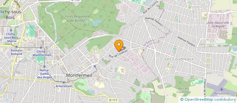 localisation de l'entreprise SCI FELIX  MONTFERMEIL