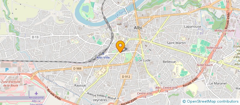 localisation de l'entreprise SCI FELIX à ALBI
