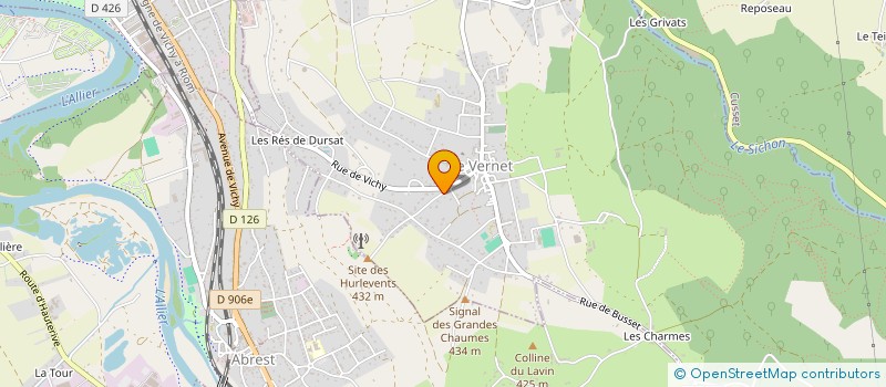 localisation de l'entreprise SCI FELIX  LE VERNET