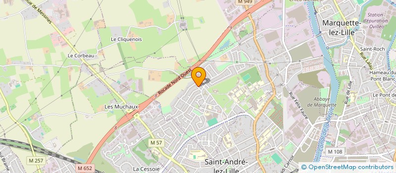 localisation de l'entreprise SCI FELIX  MARQUETTE-LEZ-LILLE