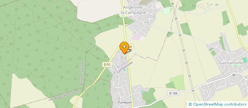 localisation de l'entreprise SCI FELIX  ANGERVILLE-LA-CAMPAGNE