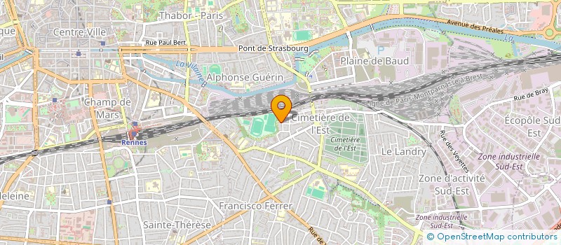 localisation de l'entreprise SCI FELIX  RENNES