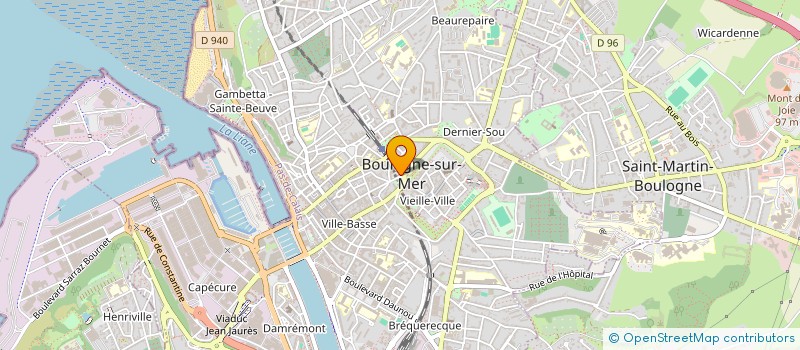 localisation de l'entreprise SCI FELIX ADAM  BOULOGNE-SUR-MER