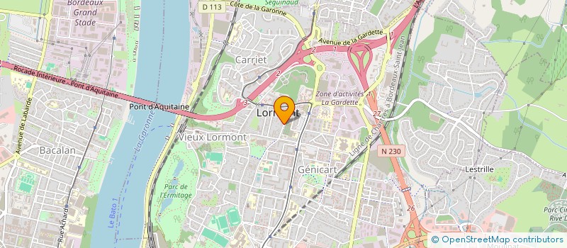 localisation de l'entreprise SCI FELIX-ANTON  LORMONT