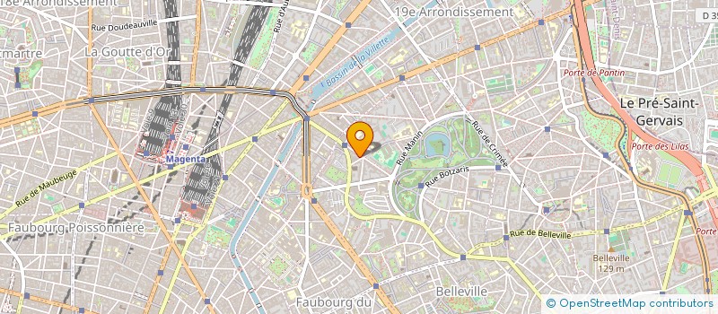 localisation de l'entreprise SCI FELIX BOURQUELOT  PARIS