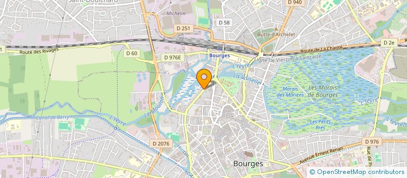 localisation de l'entreprise SCI FELIX CHEDIN  BOURGES