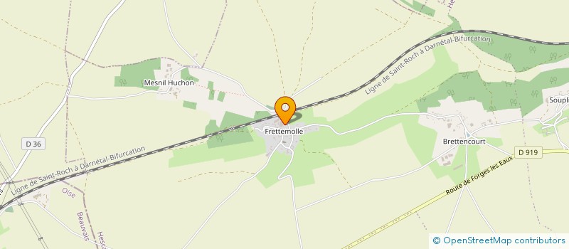 localisation de l'entreprise SCI FELIX D  HESCAMPS