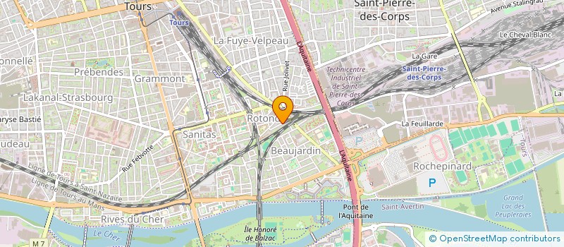 localisation de l'entreprise SCI FELIX FREITAS  TOURS