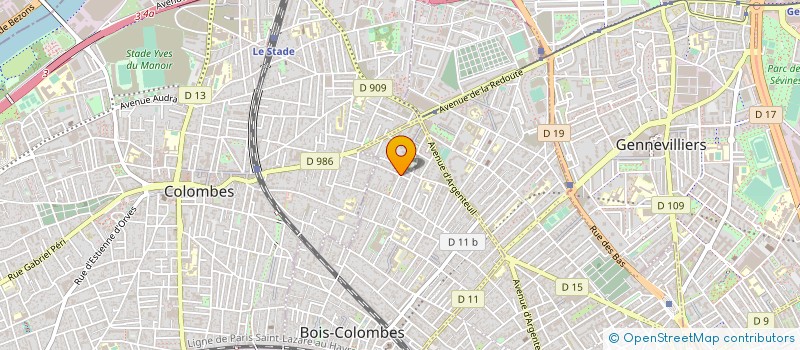 localisation de l'entreprise SCI FELIX IMMO à BOIS-COLOMBES