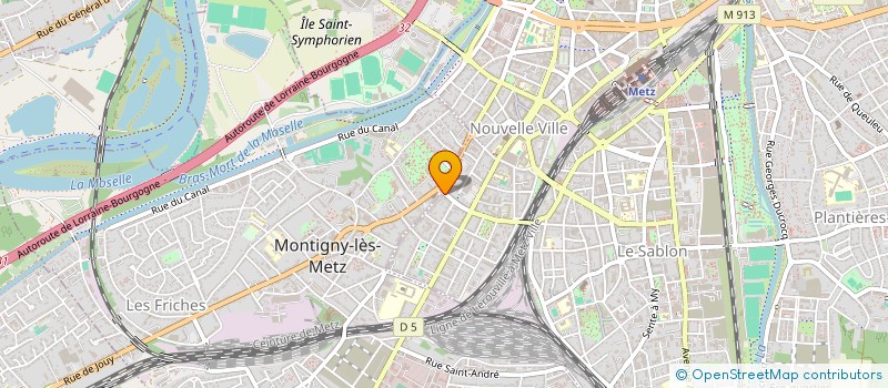 localisation de l'entreprise SCI FELIX MARECHAL  METZ