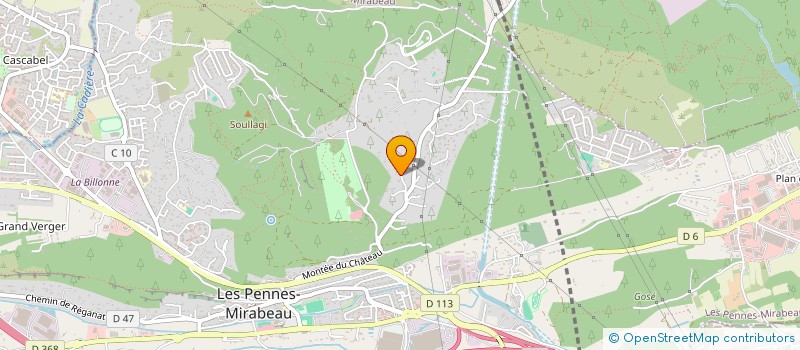 localisation de l'entreprise SCI FELIX PYAT à LES PENNES-MIRABEAU