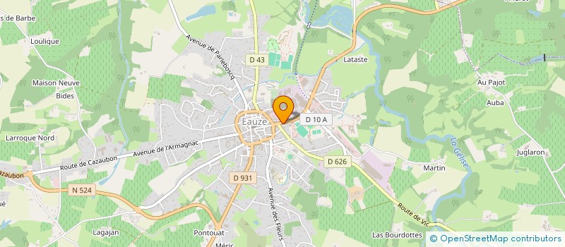 localisation de l'entreprise SCI FELIX SOULES  EAUZE