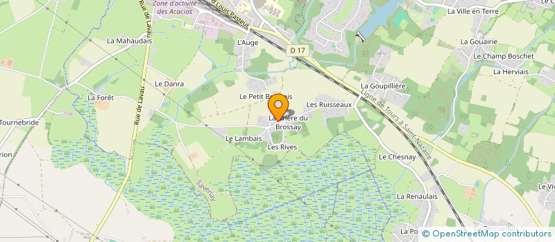 localisation de l'entreprise SCI FELIXA  SAVENAY