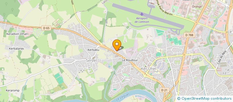 localisation de l'entreprise SCI FELIZ  LANNION