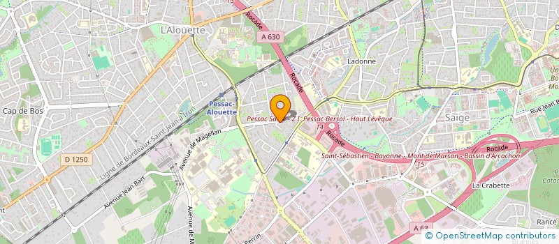 localisation de l'entreprise SCI FELLARRA  PESSAC