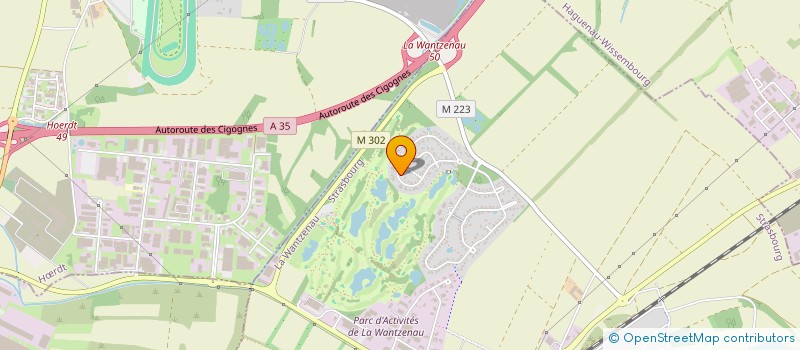 localisation de l'entreprise SCI FELLMANN L.J.  LA WANTZENAU