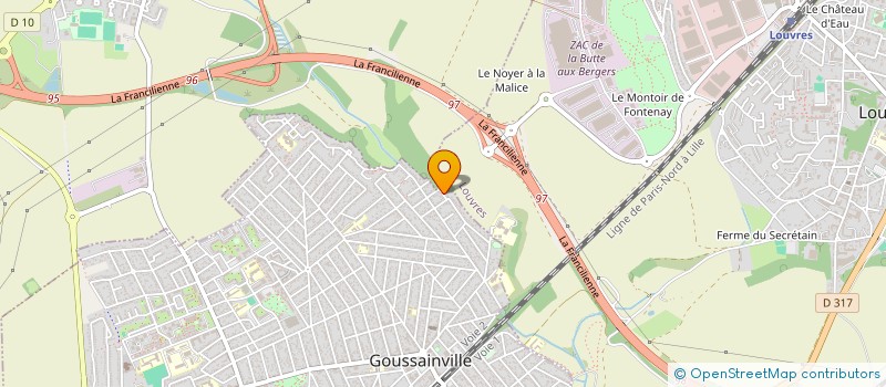 localisation de l'entreprise SCI FELLOUS à GOUSSAINVILLE