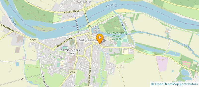 localisation de l'entreprise SCI FELOSINE à SULLY-SUR-LOIRE