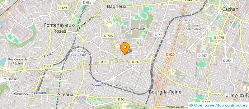 localisation de l'entreprise SCI FELS  BAGNEUX