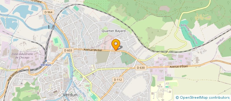 localisation de l'entreprise SCI FELY à VERDUN