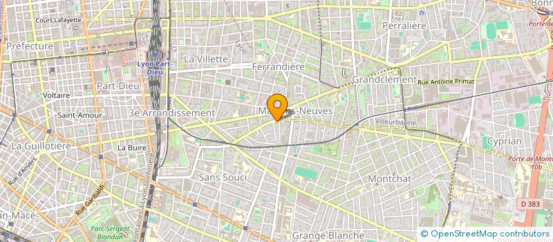 localisation de l'entreprise SCI FELYNE  LYON