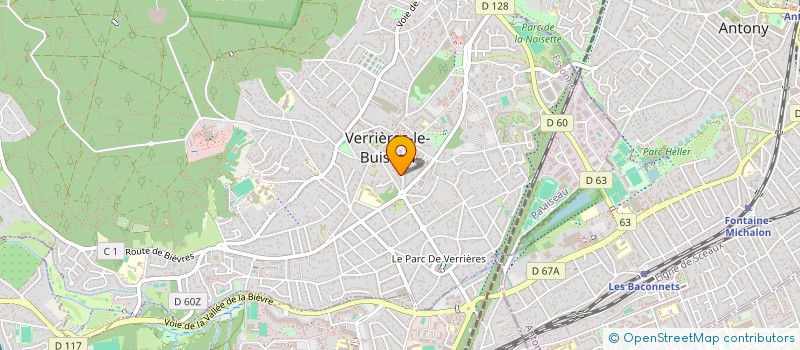 localisation de l'entreprise SCI FEM à VERRIERES-LE-BUISSON